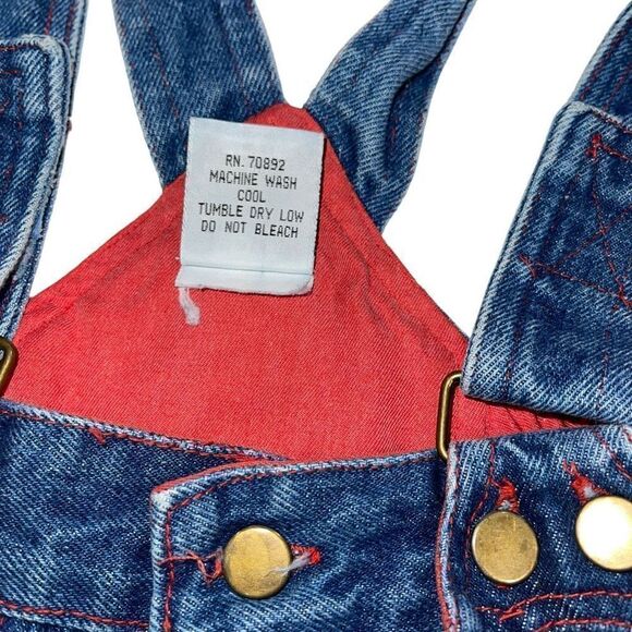 Dept. of Traffic Vintage Jeans with Suspenders - Kids Size 3 - Picture 6 of 10